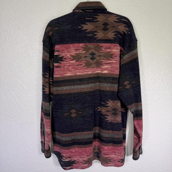Coldwater Creek Top Womens Small Oversize Southwest Aztec Western Boho Vintage - Picture 2 of 9